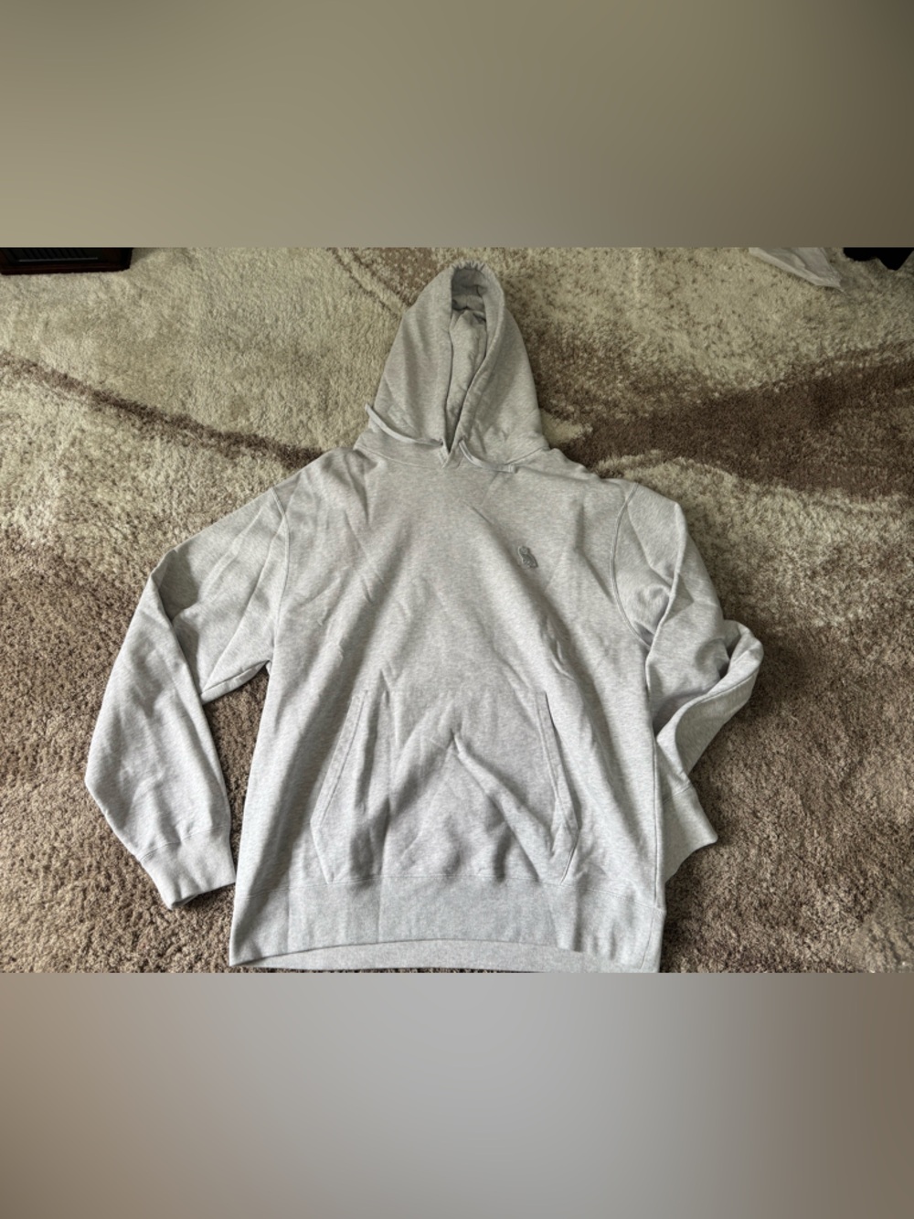 OVO ash heather grey pull over hoodie